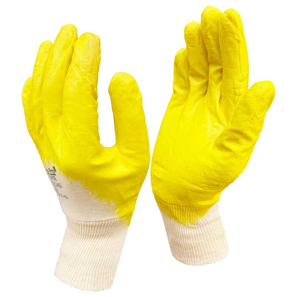 Рабочие перчатки Master-Pro®, цвет желтый/белый, размер 10 6527-CNI-Me-3 МЕХАНИК - фото 1