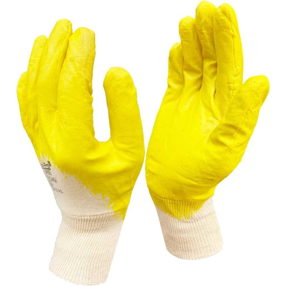 Рабочие перчатки Master-Pro®, цвет желтый/белый, размер 10