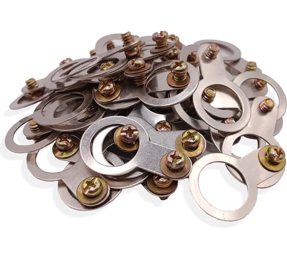Изображение товара Кольцо заземления SURYAKOTI CAST SC 20Y Ni-к50 - размер 20, никелированная латунь, комплект-50 шт. SC020100Y-50