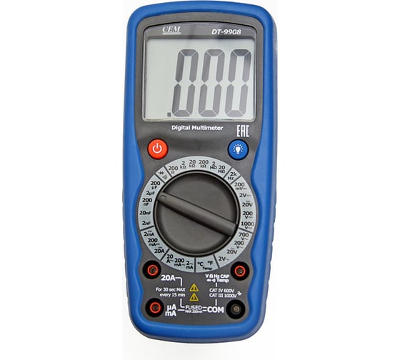 Изображение товара Цифровой мультиметр СЕМ DT-9908 481059