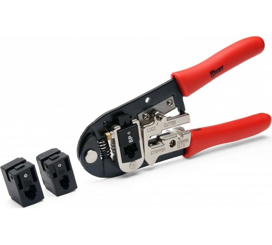 Изображение товара Пресс-клещи для RJ-разъемов КВТ JT-01B 69280