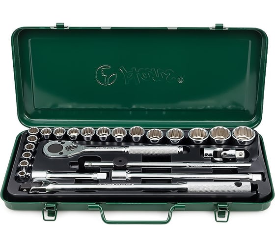 Изображение товара Комплект 12-гранных головок 8-32мм, 24шт Hans 4624-2M