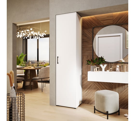 Изображение товара Шкаф ТриЯ Витра тип 1, Белый ясень 221056