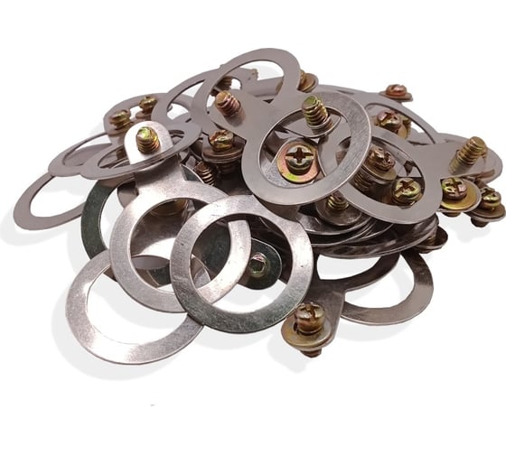 Изображение товара Кольцо заземления SURYAKOTI CAST SC 25Y Ni-к50 - размер 25, никелированная латунь, комплект-50 шт. SC030100Y-50