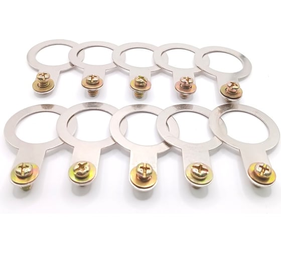 Изображение товара Кольцо заземления SURYAKOTI CAST SC 25Y Ni-к10 - размер 25, никелированная латунь, комплект-10 шт. SC030100Y-10