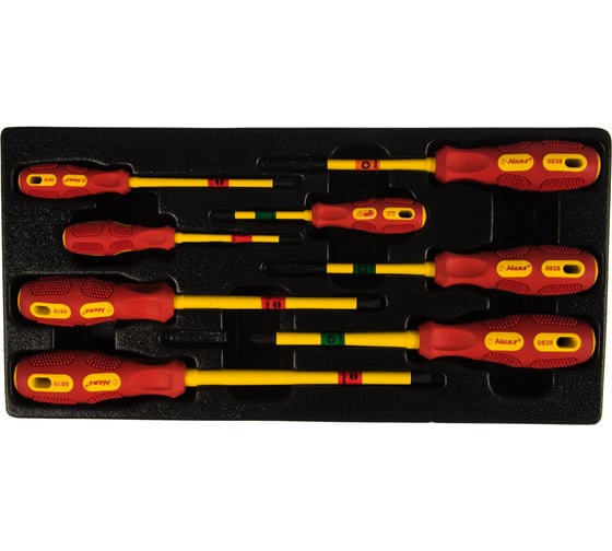 Изображение товара Ложемент отвертки для электрика 8шт Hans TT-41