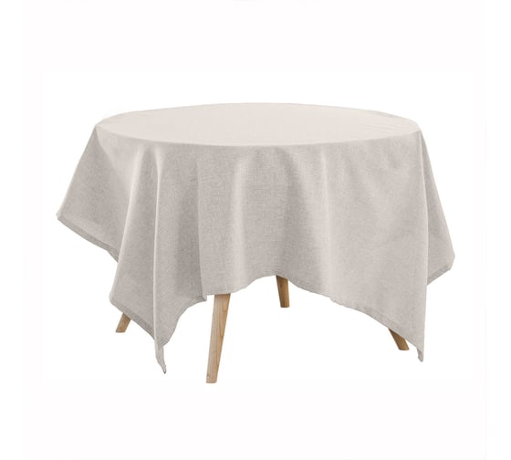 Изображение товара Скатерть Волшебная Ночь рогожка, 165/200, экрю 729391