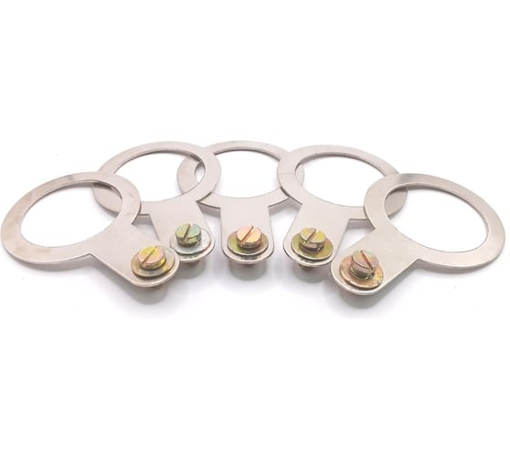 Изображение товара Кольцо заземления SURYAKOTI CAST SC 32Y Ni-к5 - размер 32, никелированная латунь, комплект-5 шт. SC040100Y-5