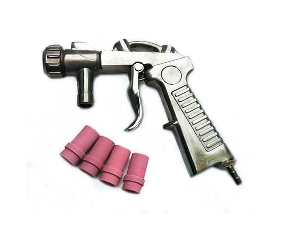 Изображение товара Пистолет для пескоструйных камер Сорокин с комплектом форсунок 800.4