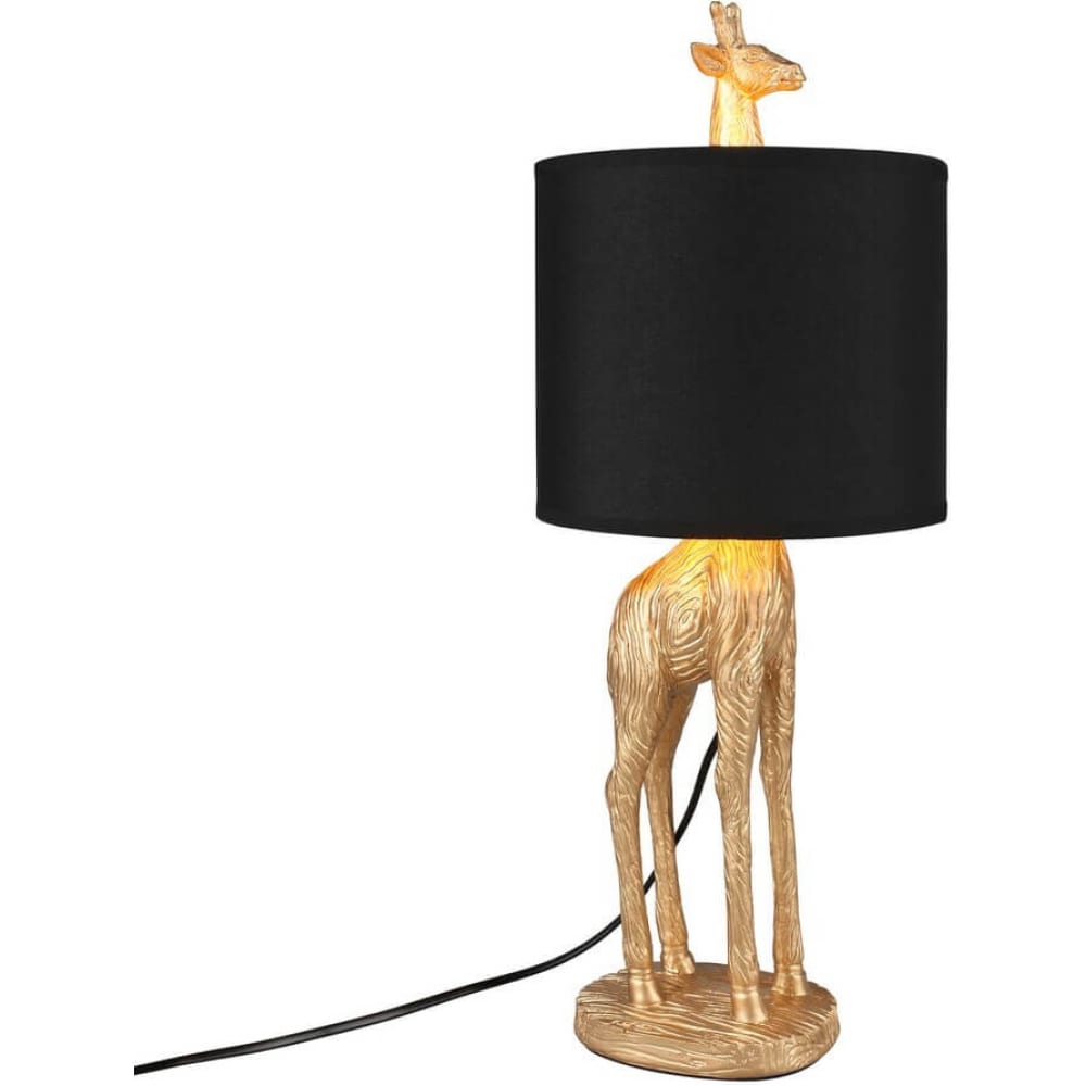 Настольная лампа Omnilux настольная лампа джоел е27 40вт черно золотой 15х15х63 см