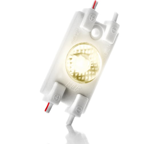 Изображение товара Светодиодный модуль ELF SOL+, 1smd диод 2835, теплый белый (упаковка 100 шт) ELF-SOL+ 1 WW (100)