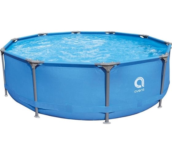 Изображение товара Круглый бассейн Avenli 12015 со стальным каркасом, 3.05 м х 76 cм 104378