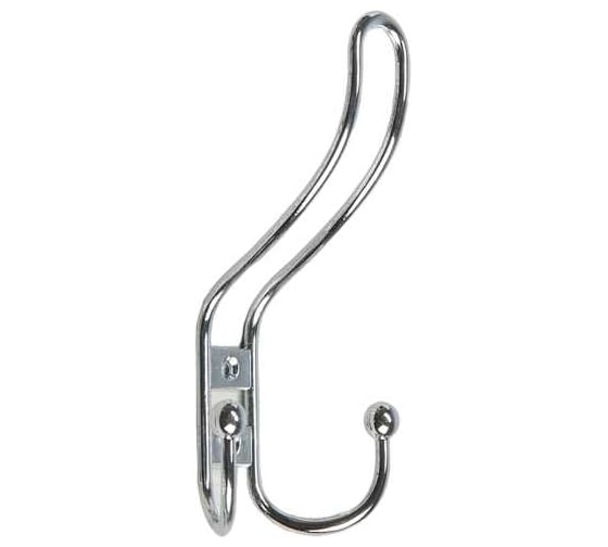 Изображение товара Мебельный крючок ТУНДРА KM303CP, трёхрожковый, цвет хром 1866191