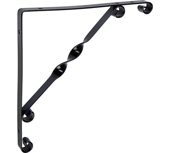 Изображение товара Кронштейн ТУНДРА LIGHT, 250x250, металл, черный, 1 шт 9492701