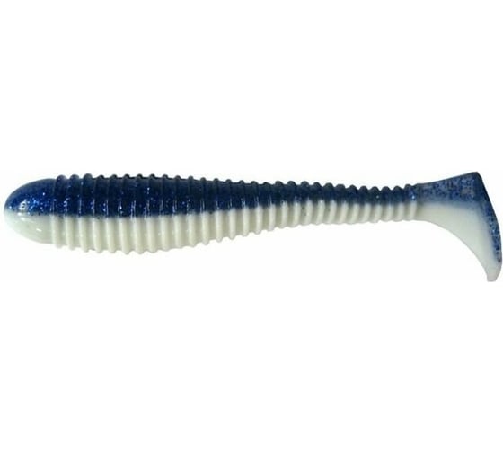 Изображение товара Виброхвост Helios hs-1-026 catcher 2.75"/7 см, blue sparkles/white, 7шт 00000131745