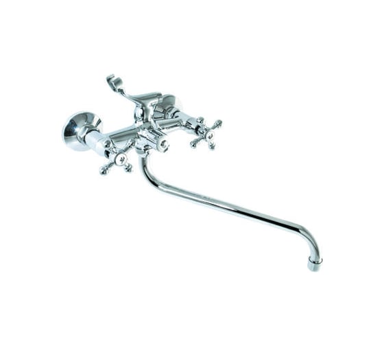 Изображение товара Смеситель для ванны SANTREK AQUA-310 "CLASSIC" 1/2 м/к перекл. кран букса Крест SL592 123402