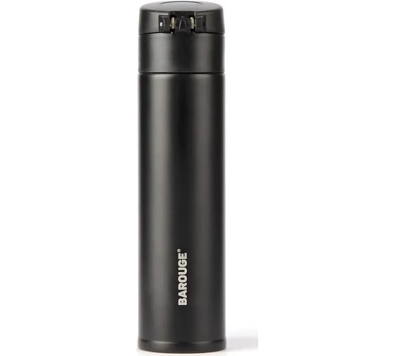 Изображение товара Термобутылка BAROUGE Travel Bottle черная, границы сознания, из нержавеющей стали BT-148 350 мл/черный/границы сознания/бутылка