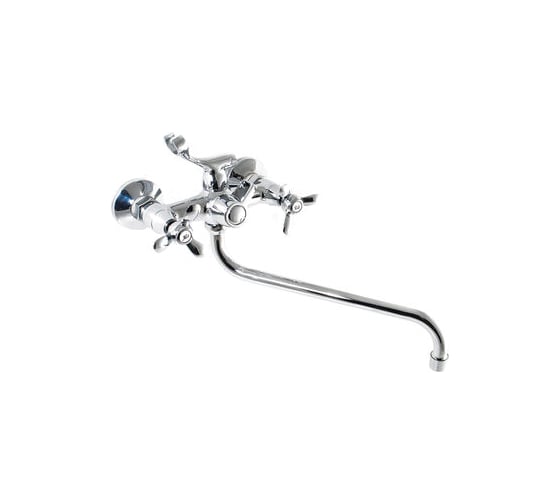 Изображение товара Смеситель для ванны SANTREK AQUA-320 "CLASSIC" 1/2 м/к картридж. перекл. 3-х лепестк. SL 591 276619