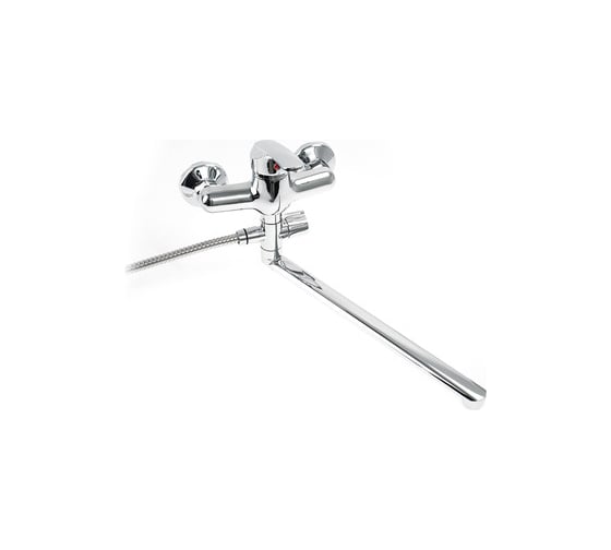 Изображение товара Смеситель для ванны SANTREK AQUA-505 "MODERN" шар. d-40 L-нос, дивертор картридж. перекл SB91 276656