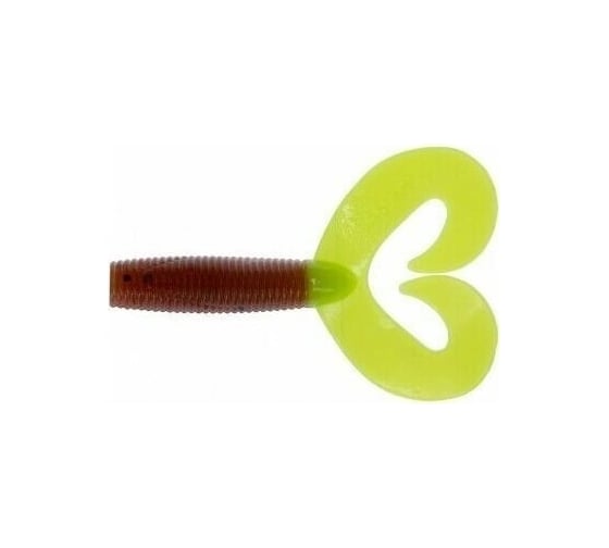 Изображение товара Твистер Helios hs-27-017 credo double tail 1.96"/5 см, rusty gold/lime, 10шт 00000164034