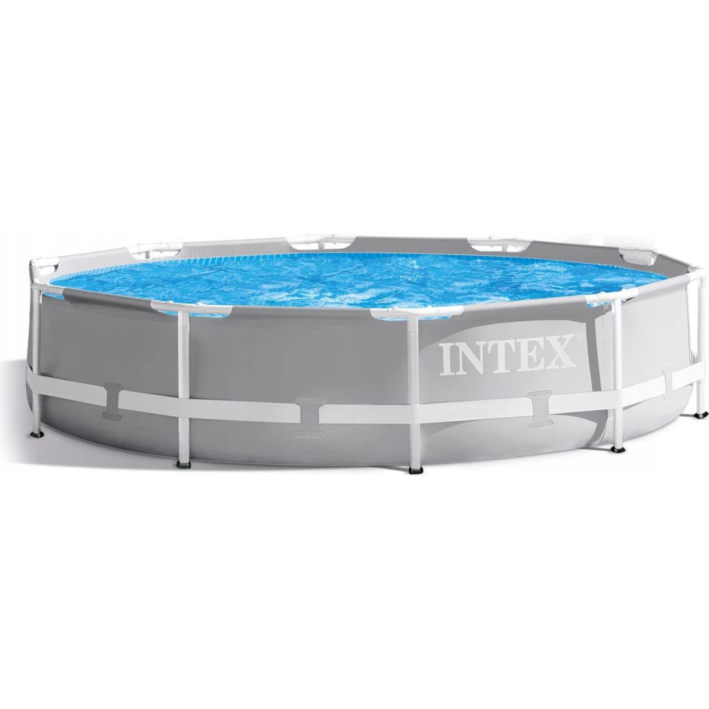 Каркасный бассейн INTEX каркасный бассейн 478х124 см graphite gray panel intex
