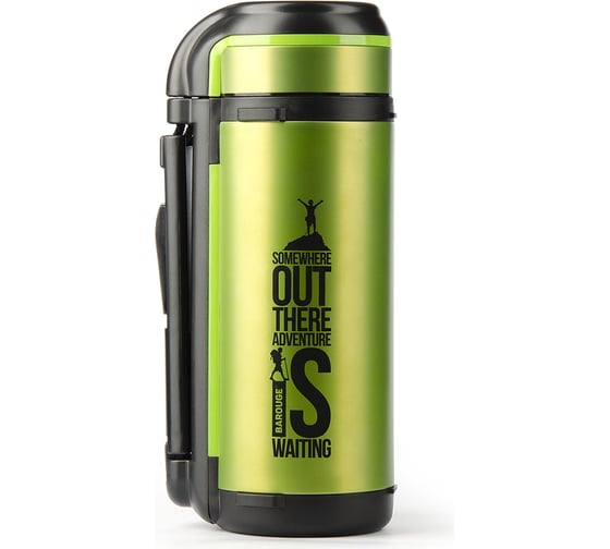 Изображение товара Термос BAROUGE TRAVEL из нержавеющей стали, зеленый BT-422F 1600 мл/зеленый/термос