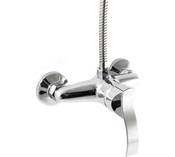 Изображение товара Смеситель для душа SANTREK AQUA-525 "MODERN" шар. d-40 SB56 (вертик ручка, верхнее подкл душ шланга) 276657