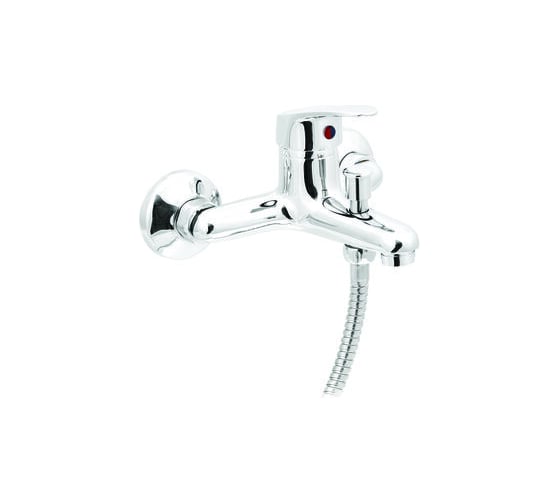 Изображение товара Смеситель для ванны SANTREK AQUA-715 "STANDART" шар. d-35 SB90 короткий литой нос 276760