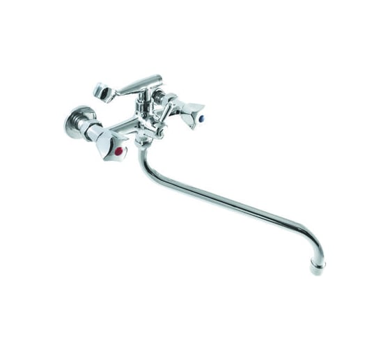 Изображение товара Смеситель для ванны SANTREK AQUA-110 "NOSTALGIE" 1/2 м/к (литой) шар. перекл Квадро SL504 123483