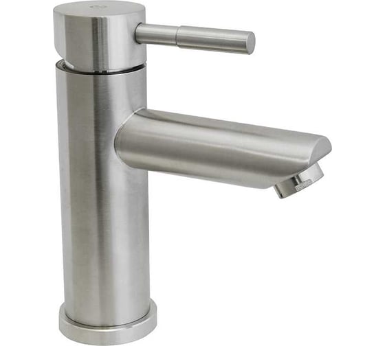 Изображение товара Смеситель тюльпан для раковины SANTREK AQUA-910 "INOX" шар. d-35 нерж, 288262