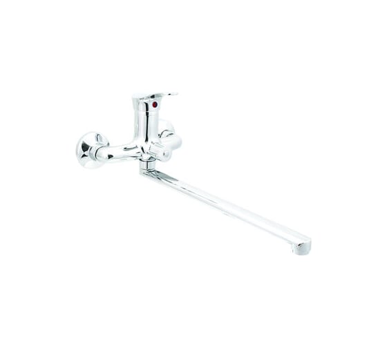 Изображение товара Смеситель для ванны SANTREK AQUA-700 "STANDART" шар. d-35 L-нос, картридж. перекл. душа SB65 277240