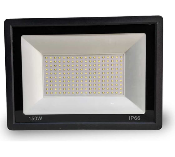 Изображение товара Светодиодный прожектор KRASO KSL, 150Вт 12750Лм 6000К, 271x211x32мм (PZL-150) СДО 02-150