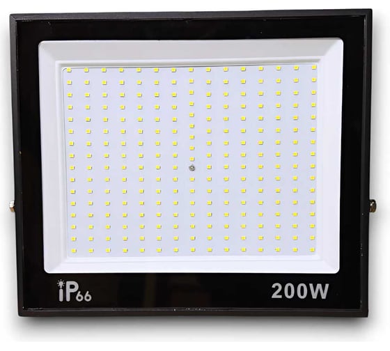 Изображение товара Светодиодный прожектор KRASO KSL, 200Вт 20000Лм 6500К, (275х235х25) PZL-200 СДО 02-200