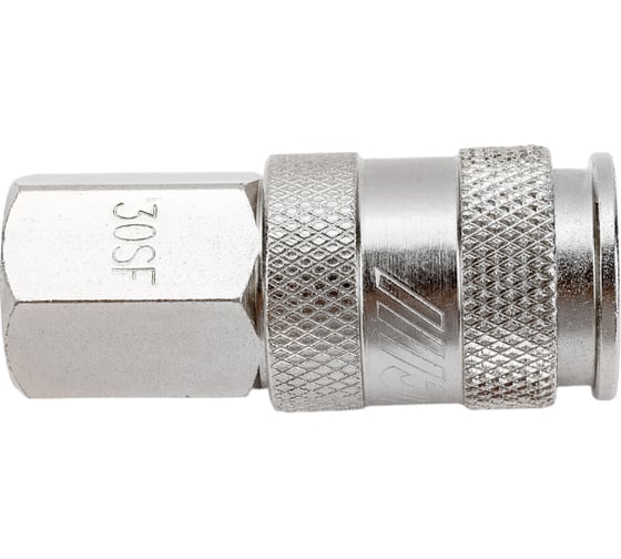 Изображение товара Соединитель JTC быстросъемный 3/8" внутр. резьба (европейский стандарт, тип БРС мама) JTC-D30SFA