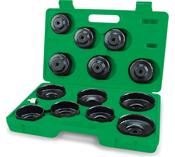 Изображение товара Набор съемников масляных фильтров TOPTUL 14 предметов JGAI1401