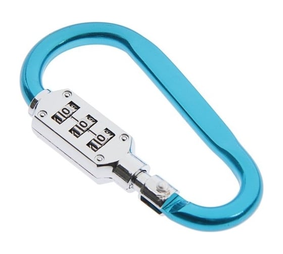 Изображение товара Карабин с кодовым с замком ТУНДРА цвет МИКС 3105651