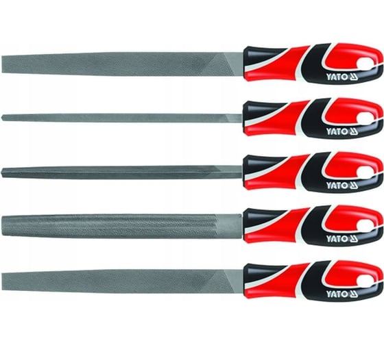 Изображение товара Набор напильников по металлу YATO 5шт YT-6238 37146238 092 1