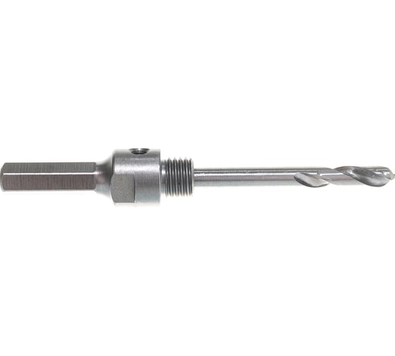 Изображение товара Державка ПРОФИ (HEX12.5; М16; сверло Р6М5 8х100 мм) для коронок универсальных Зубр 29516