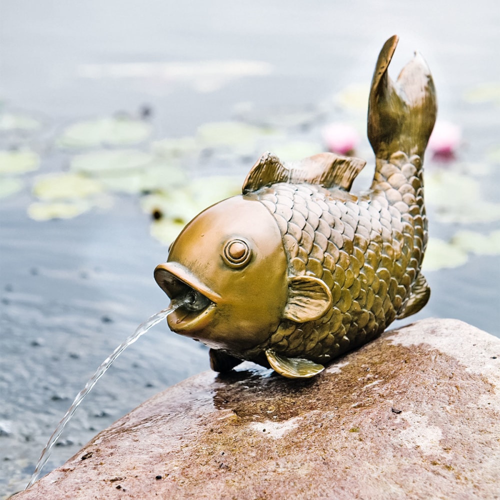 Фигура для фонтана Heissner давай дружить золотая рыбка джилл пейдж