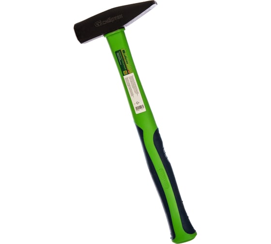 Изображение товара Слесарный молоток СИБРТЕХ 500 г, фибергласовая обрезиненная рукоятка 10323