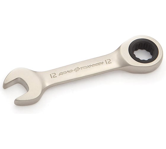 Изображение товара Комбинированный ключ Дело Техники трещоточный короткий 12мм 515612