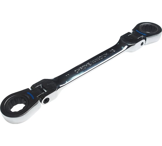 Изображение товара Накидной шарнирный ключ с трещоткой JTC 11х13, длина 169 мм JTC-5035