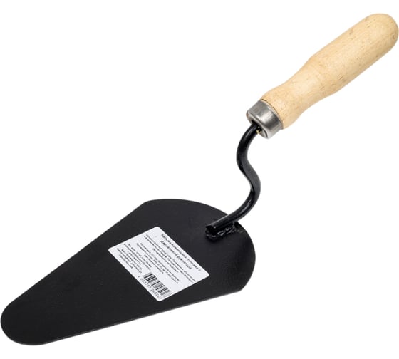 Изображение товара Кельма каменщика-печника КЭС с деревянной ручкой 10400008