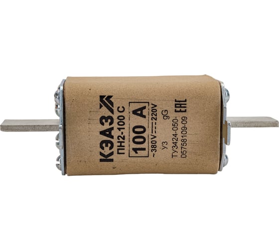 Изображение товара Плавкая вставка КЭАЗ ПН2 100 С 100А У3 110874