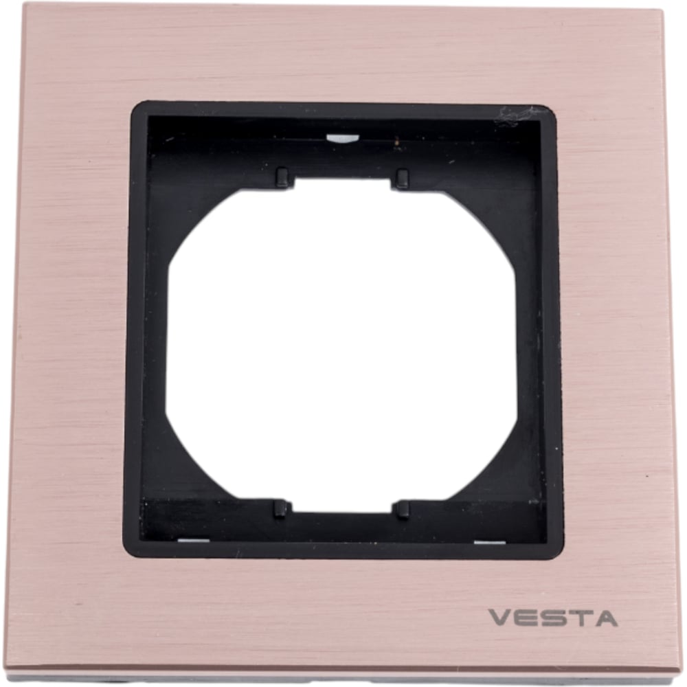 Изображение товара Рамка 1-я Vesta-Electric Exclusive Champagne Metallic FRM050101BSH для распределительных устройств