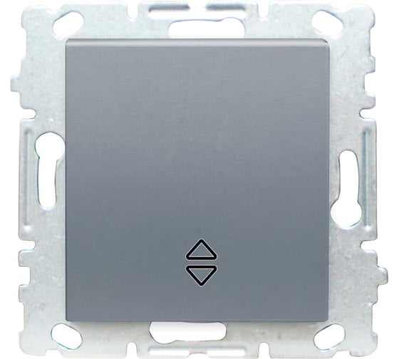 Изображение товара Переключатель проходной Metronex Electric Silver без рамки FVK010119SRM