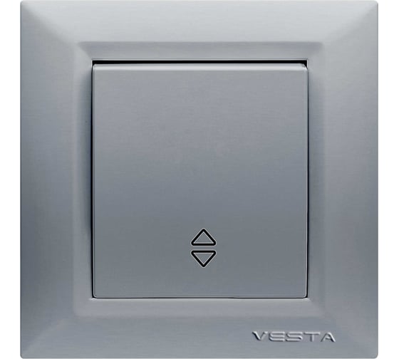 Изображение товара Переключатель проходной Metronex Electric Roma Silver FVK010118SRM