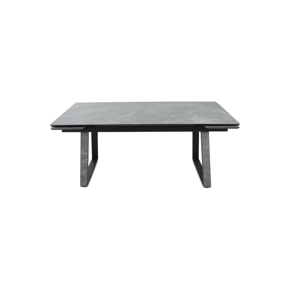 Стол AURORA, цвет серый мрамор/черный (14168) 101265 монако - фото 1