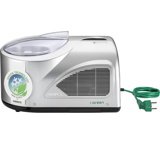 Изображение товара Мороженица с компрессором Nemox GELATO NXT1 L'AUTOMATICA ГазR290a цвет серебро, прямой привод, чаша нержавеющая сталь, объем 1.7 л 220-240V50-60Hz150W 003A600960R00 003A600960R01