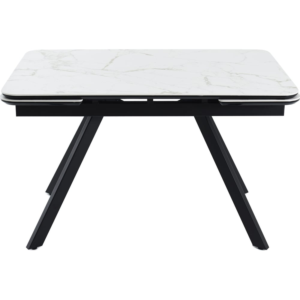 Изображение товара Стол AURORA леон из керамогранита и МДФ, прямоугольный, черный матовый